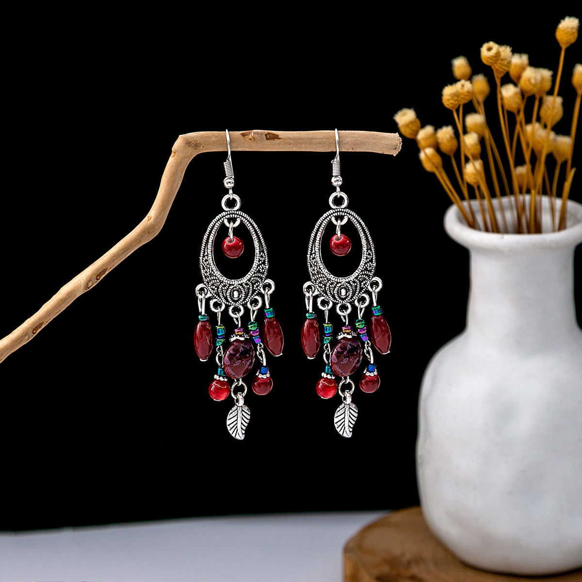 Wholesale Bohemian Ethnic Style Alloy Earrings